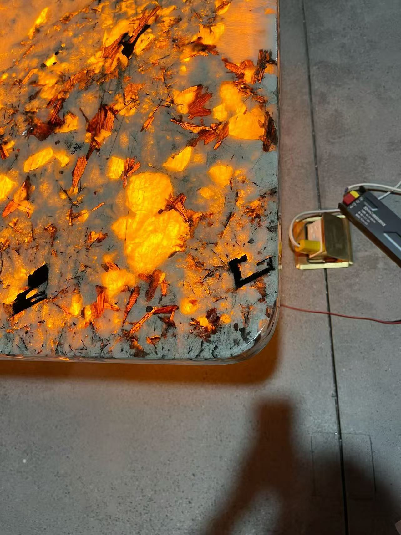 Natural Translucent Stone Dining Table & Coffee Table, Custom LED Light Table