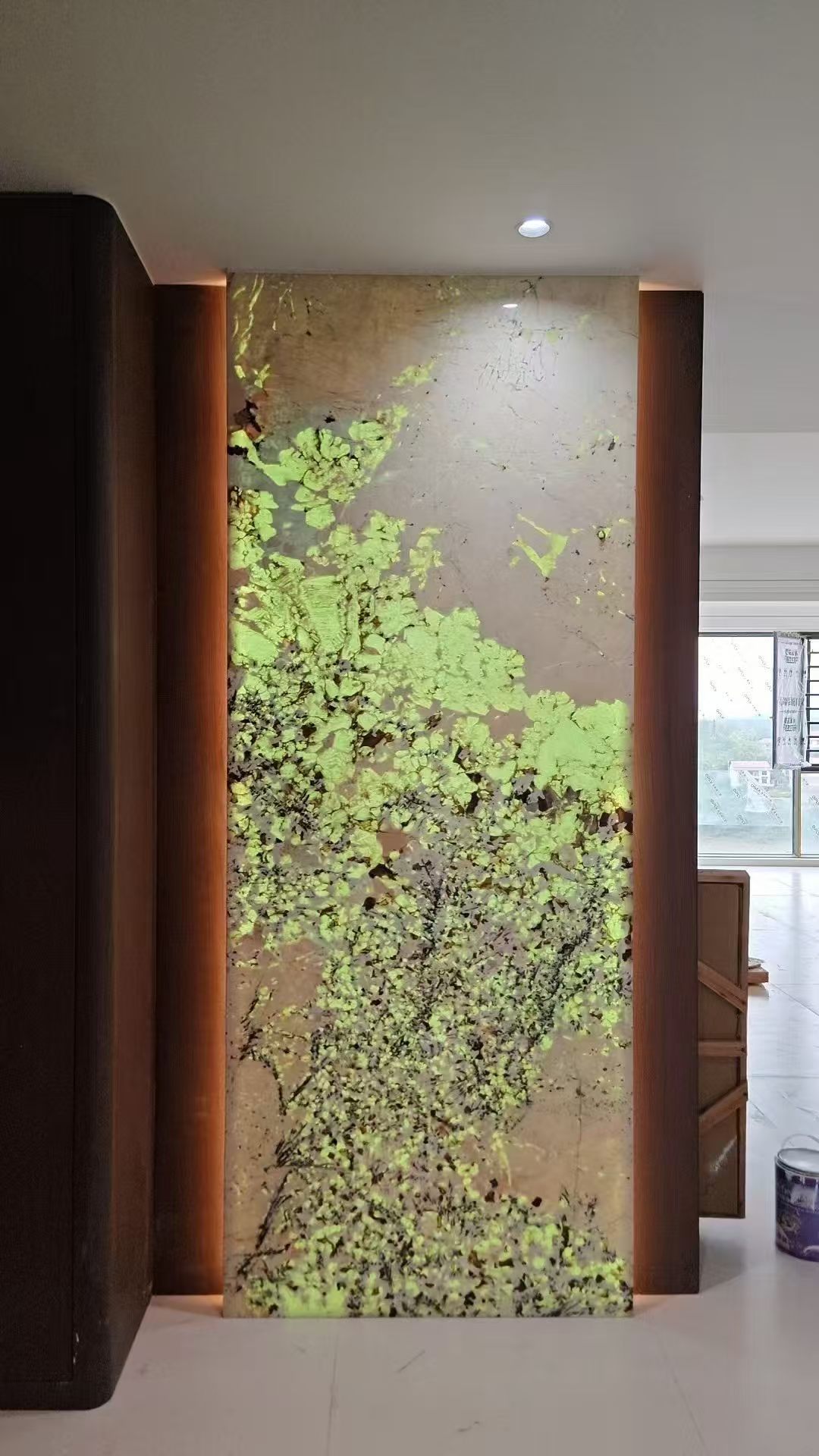 Natural Translucent Stone Background Wall